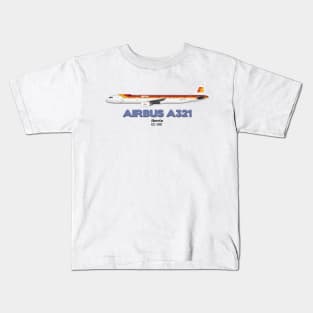 Airbus A321 - Iberia Kids T-Shirt